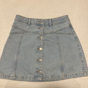 TopShop Mini Jean Skirt